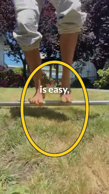 Single-leg balance for foot stability exercise frame highlight