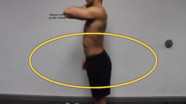 Standing Pelvic Tilts exercise frame highlight