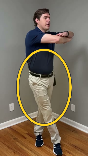 Twist and Lean QL Stretch exercise frame highlight