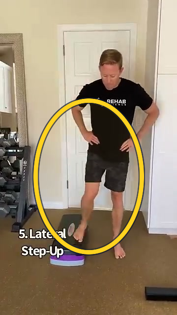 Lateral Step-Up exercise frame highlight