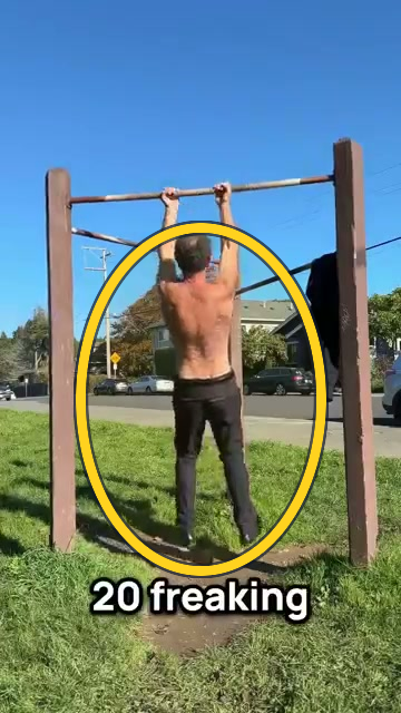 Chin-ups exercise frame highlight