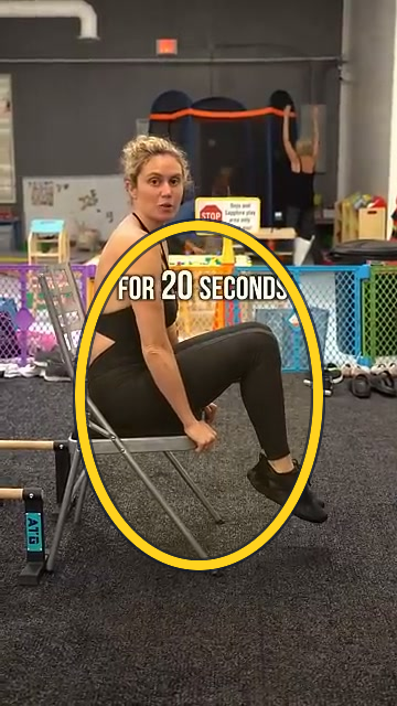 Seated Leg Lifts on Chair exercise frame highlight