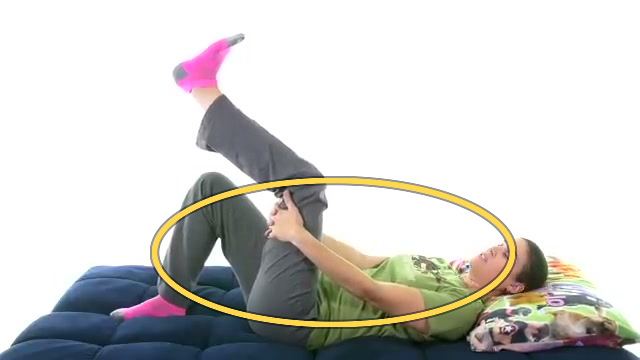Active Hamstring Stretch exercise frame highlight