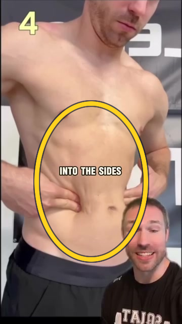Lateral Abdominal Bracing exercise frame highlight