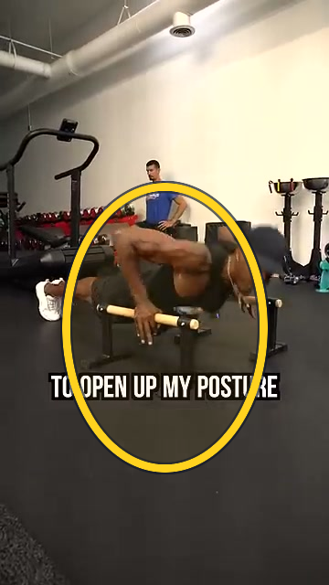 Parallette Deficit Push-ups exercise frame highlight
