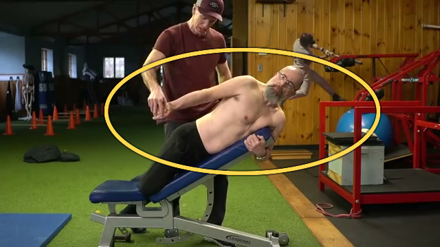 Thumb down raise exercise frame highlight