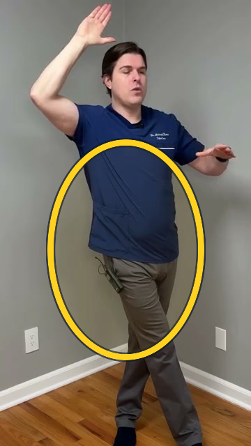 Standing Ballerina QL Stretch exercise frame highlight