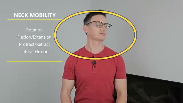 Neck Mobility Warm-up exercise frame highlight