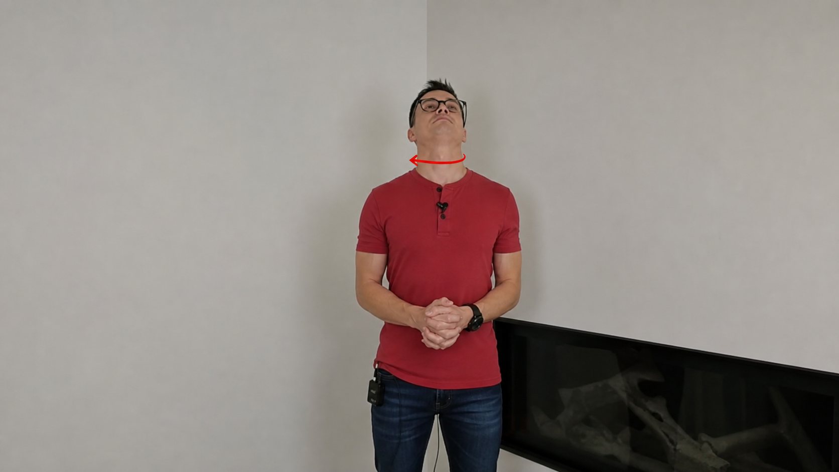 Upgraded Chin Tuck exercise frame highlight