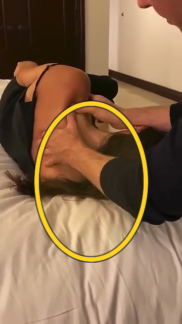 Side-lying Upper Trapezius Massage exercise frame highlight
