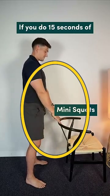 Mini Squats exercise frame highlight