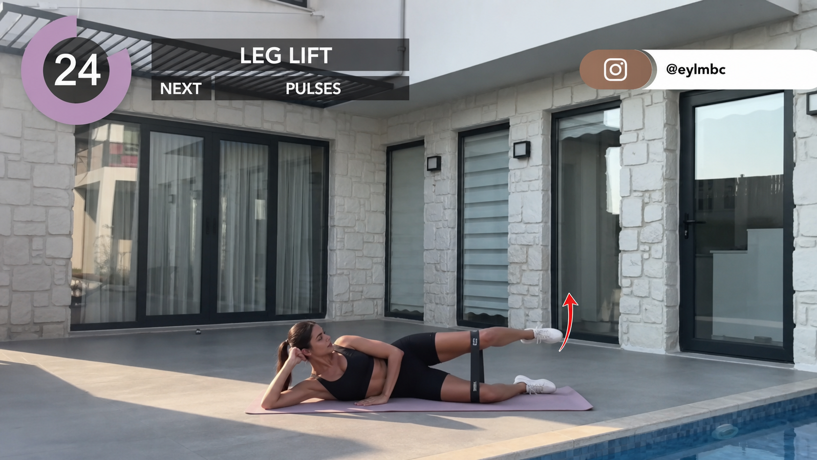 Side leg lifts exercise frame highlight