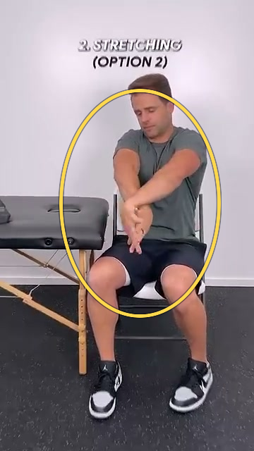 Forearm Extensor Stretch exercise frame highlight